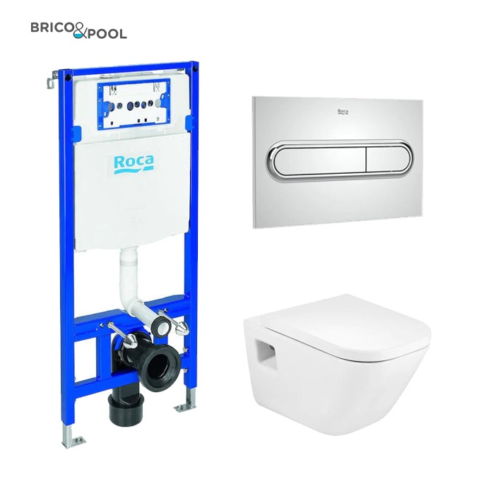 Roca - Inodoro completo The Gap square suspendido