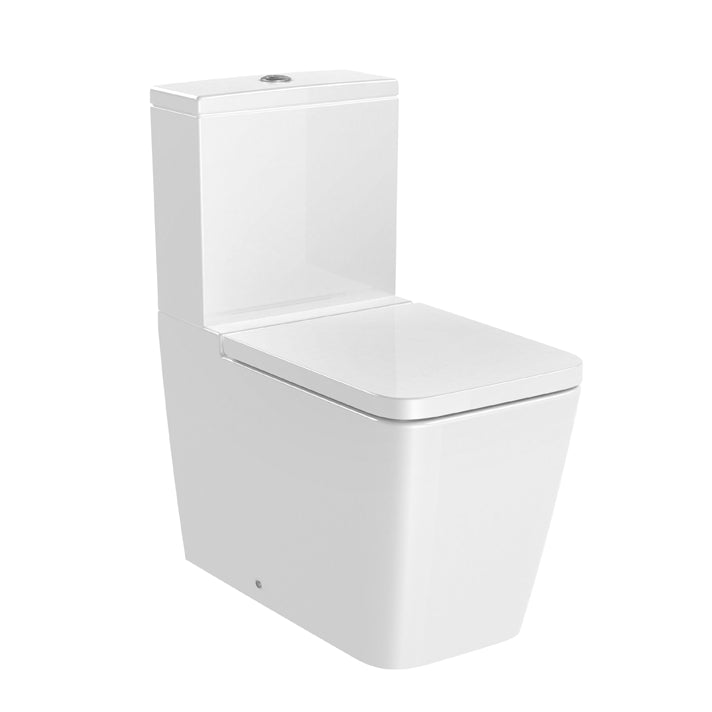 Roca - Sanita completa Inspira Square Rimless encostada à parede