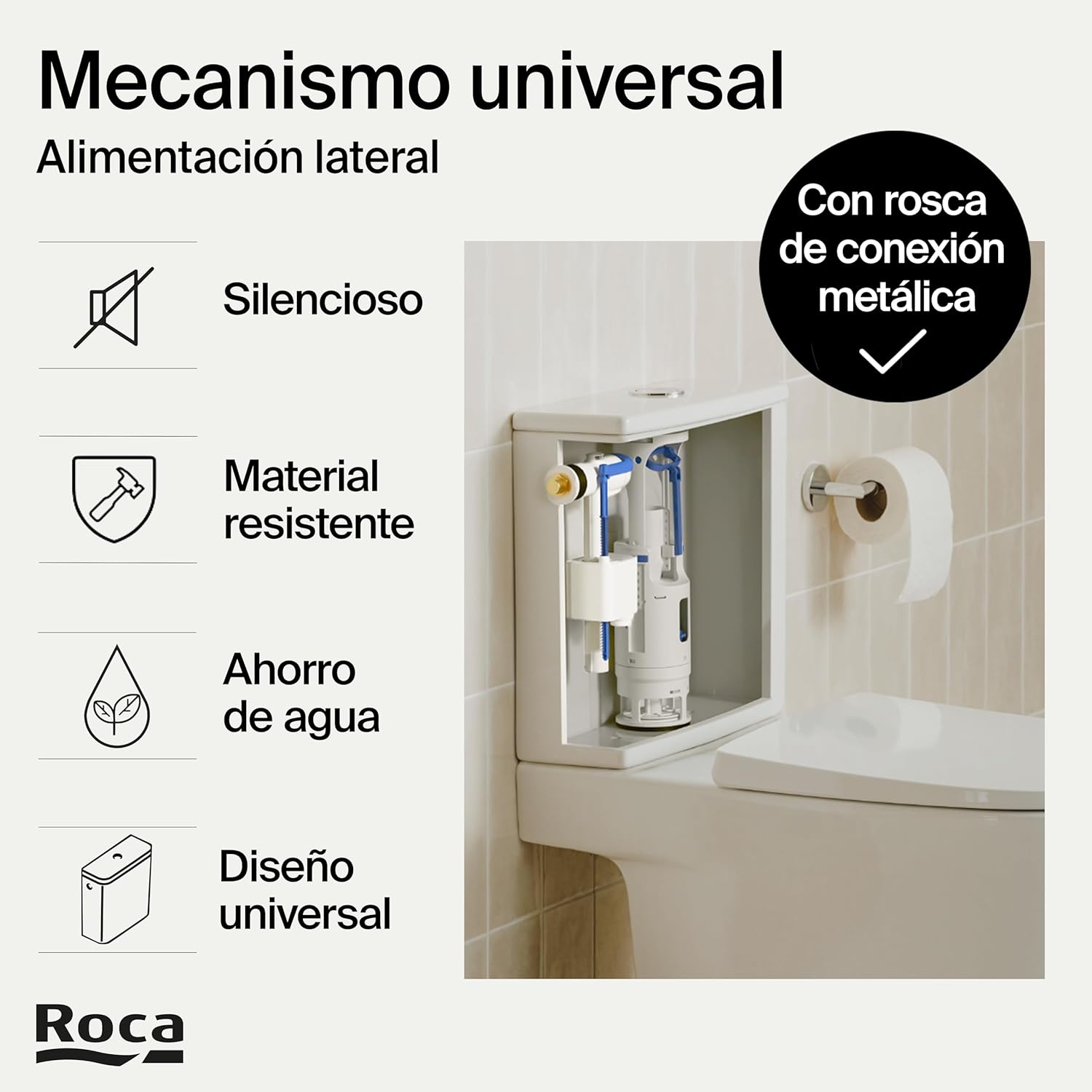 Roca - Mecanismo de alimentación lateral compacto A822504300