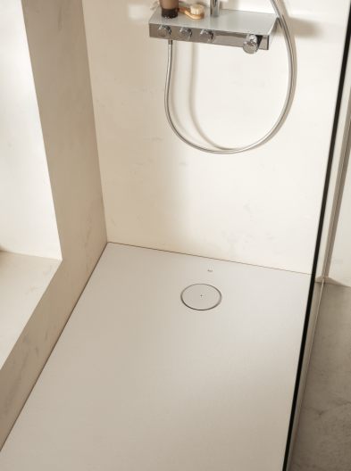 Roca - Plato de ducha Cratos extraplano de SENCERAMIC® Blanco Mate