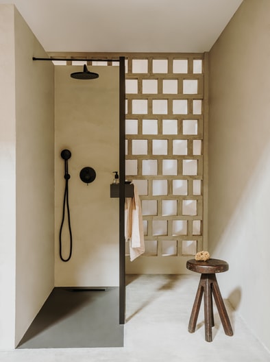 Receveur de douche carré extra-plat Roca - Pyros en STONEX® Ardoise