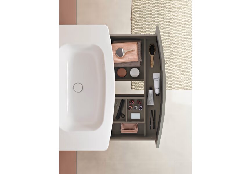 Columna de baño Wave Royo 1 cajón suspendido con lavabo - BricoandPool