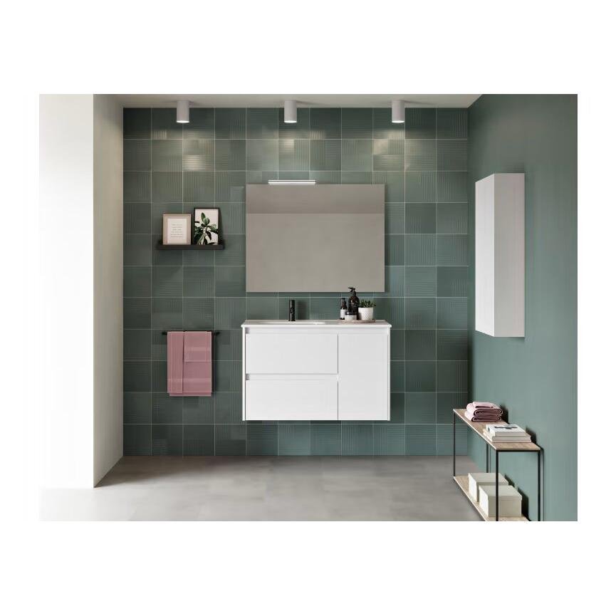 Conjunto mueble de baño Alfa Royo 2 cajones + 1 puerta - BricoandPool