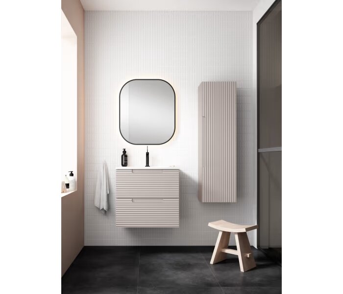 Conjunto mueble de baño de Visobath Kyoto 2 cajones, suspendido con lavabo - BricoandPool