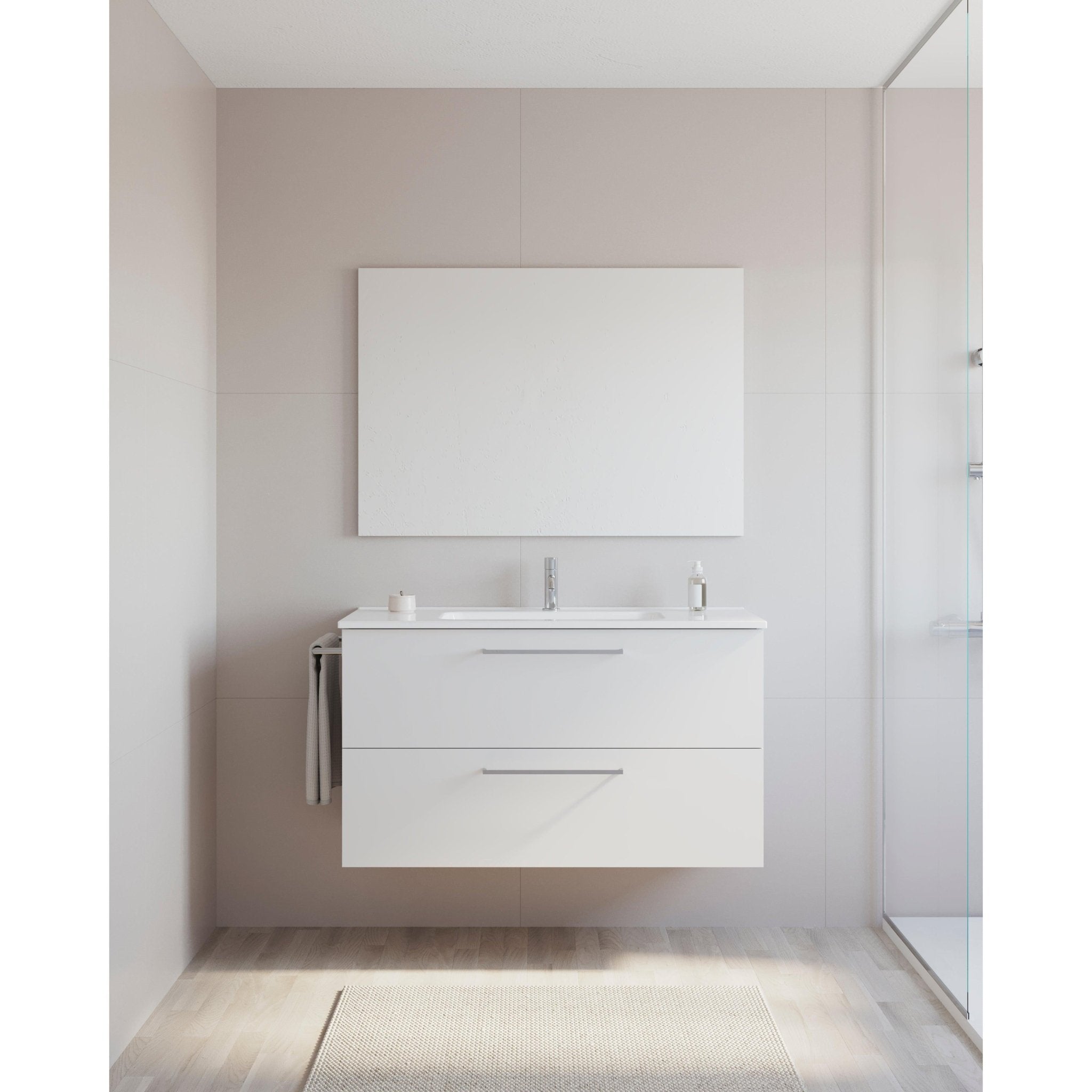 Conjunto mueble de baño Royo Easy 2 cajones - BricoandPool