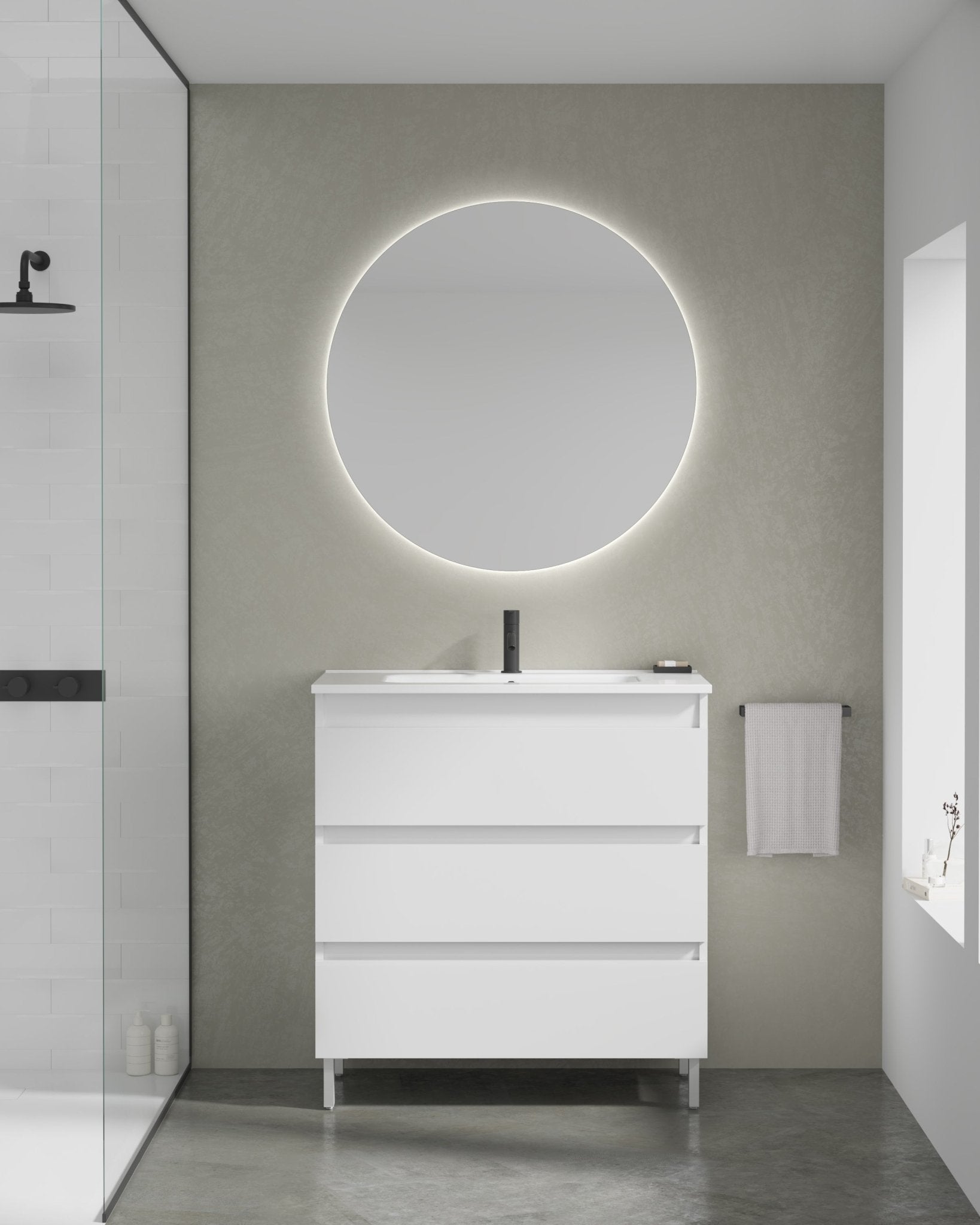 Conjunto mueble de baño Royo Kena 3 cajones - BricoandPool