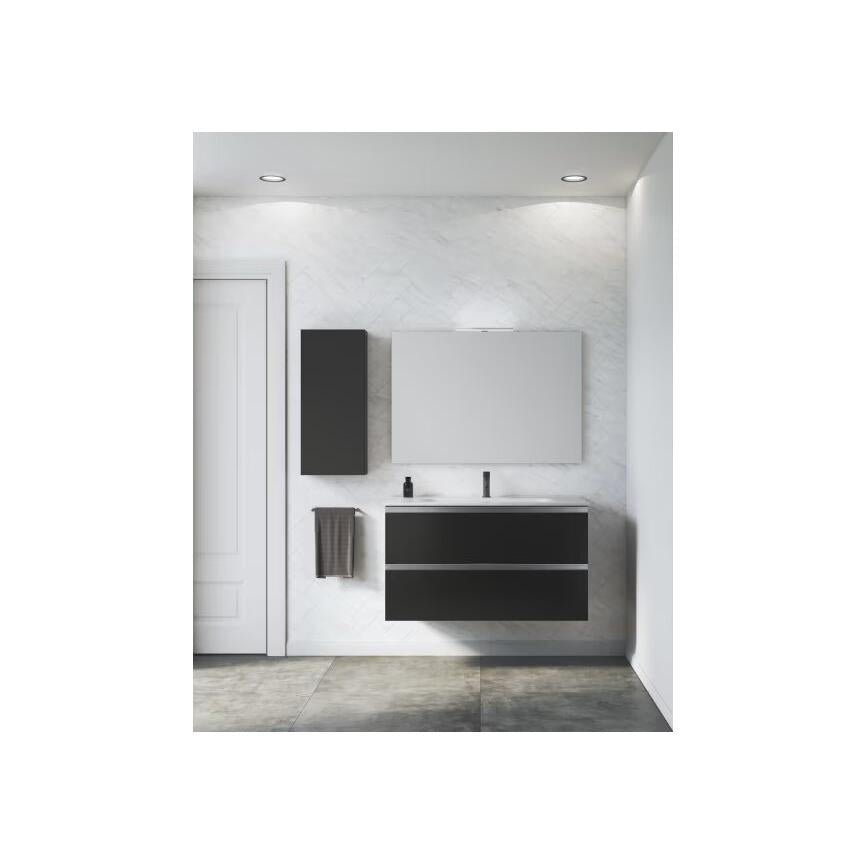 Conjunto mueble de baño Vida Royo 2 cajones, suspendido con tirador - BricoandPool