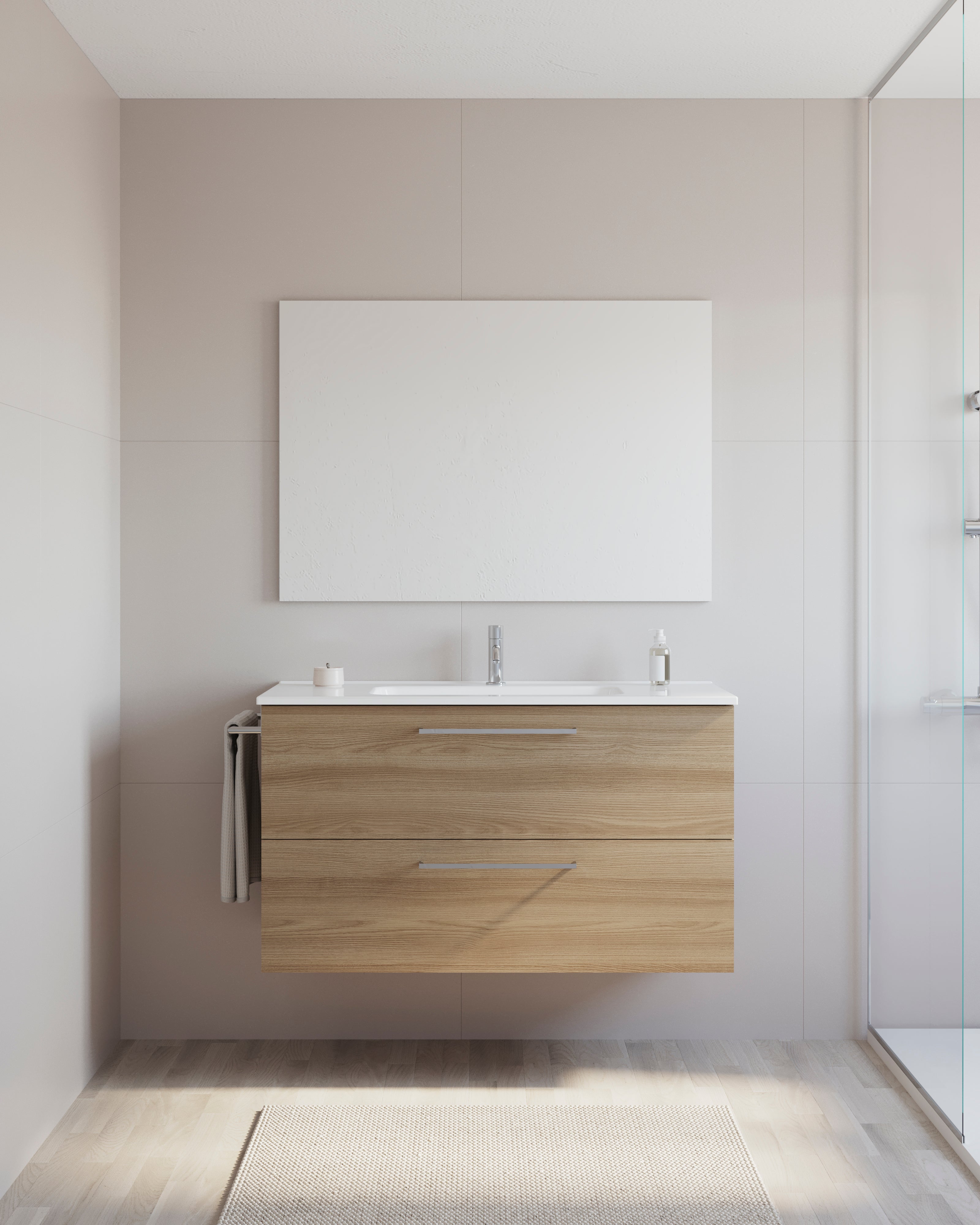 Ensemble de meubles de salle de bain Royo Easy avec 2 tiroirs