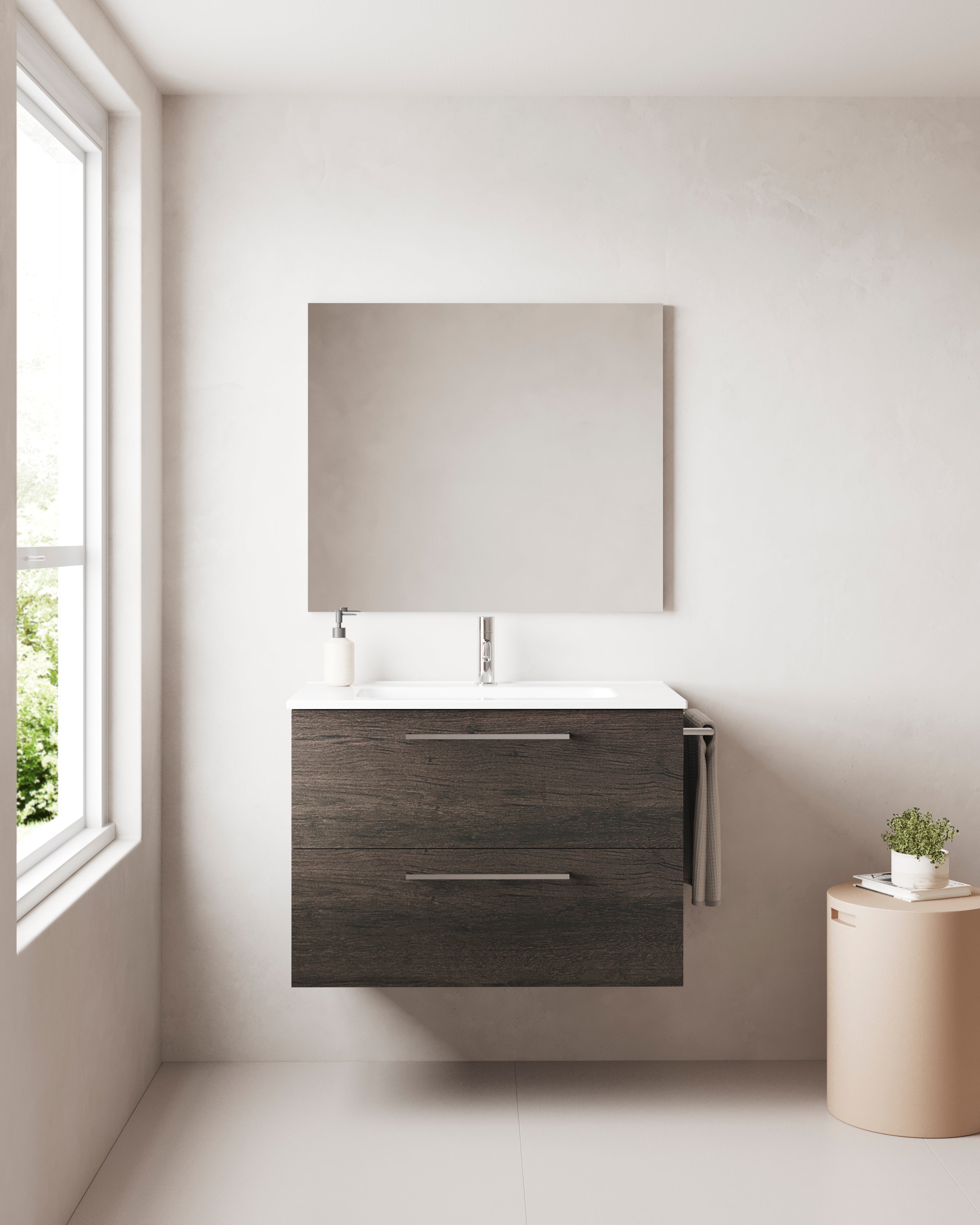 Ensemble de meubles de salle de bain Royo Easy avec 2 tiroirs