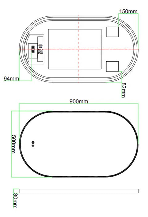Espejo LED Dili - BricoandPool