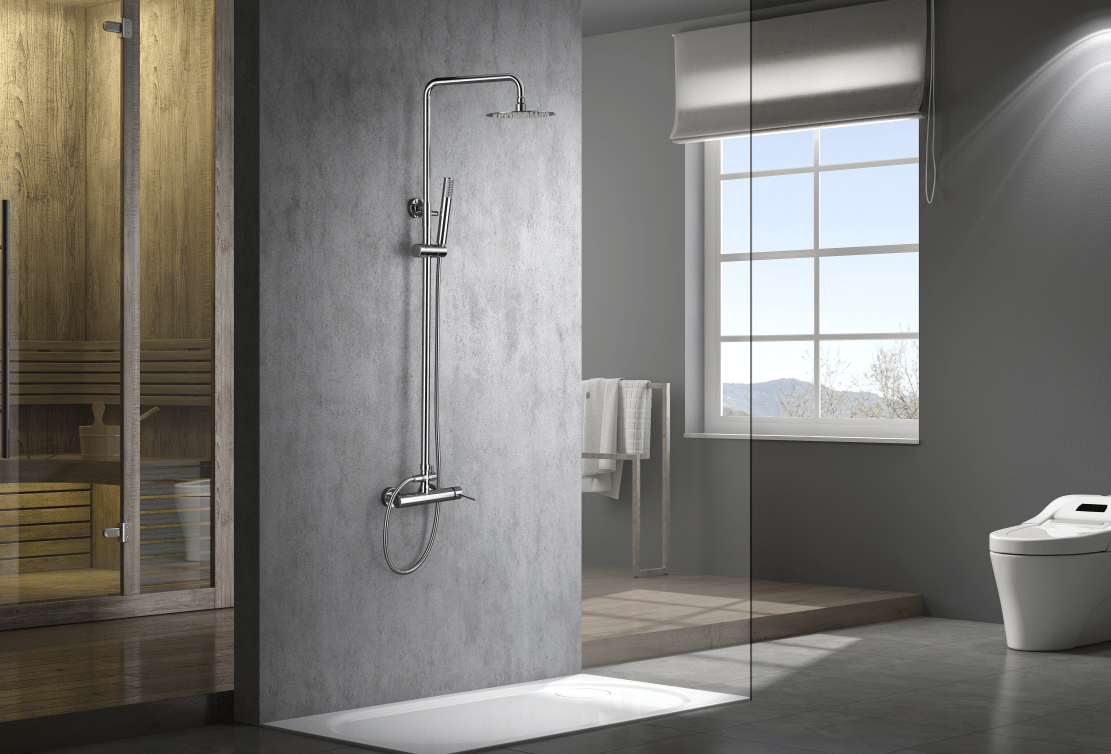 Imex - Conjunto de ducha monomando Milos - BricoandPool