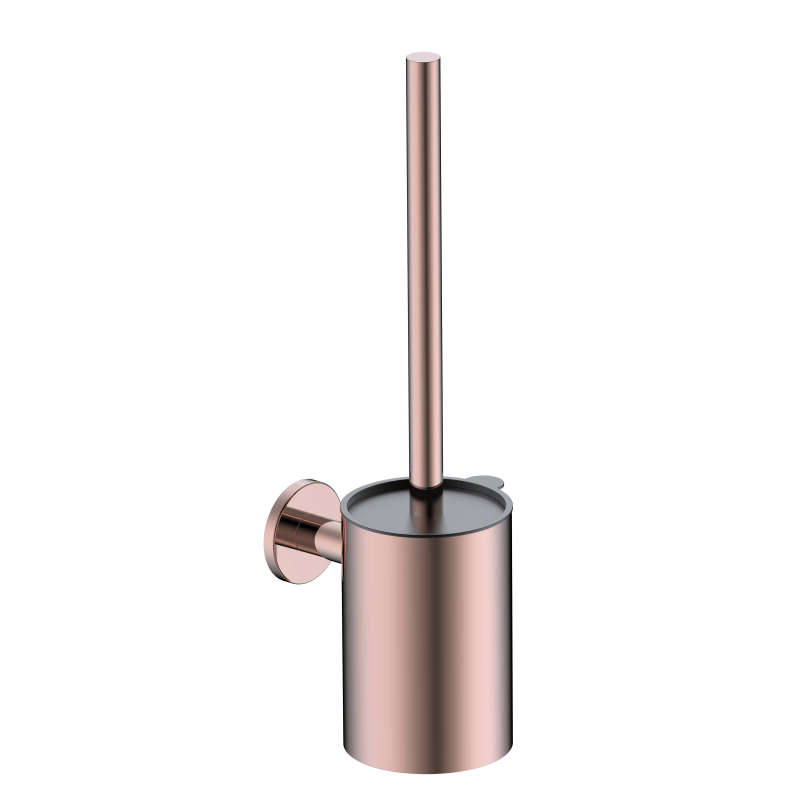Imex - Escobillero pared Practic oro rosa cepillado - BricoandPool