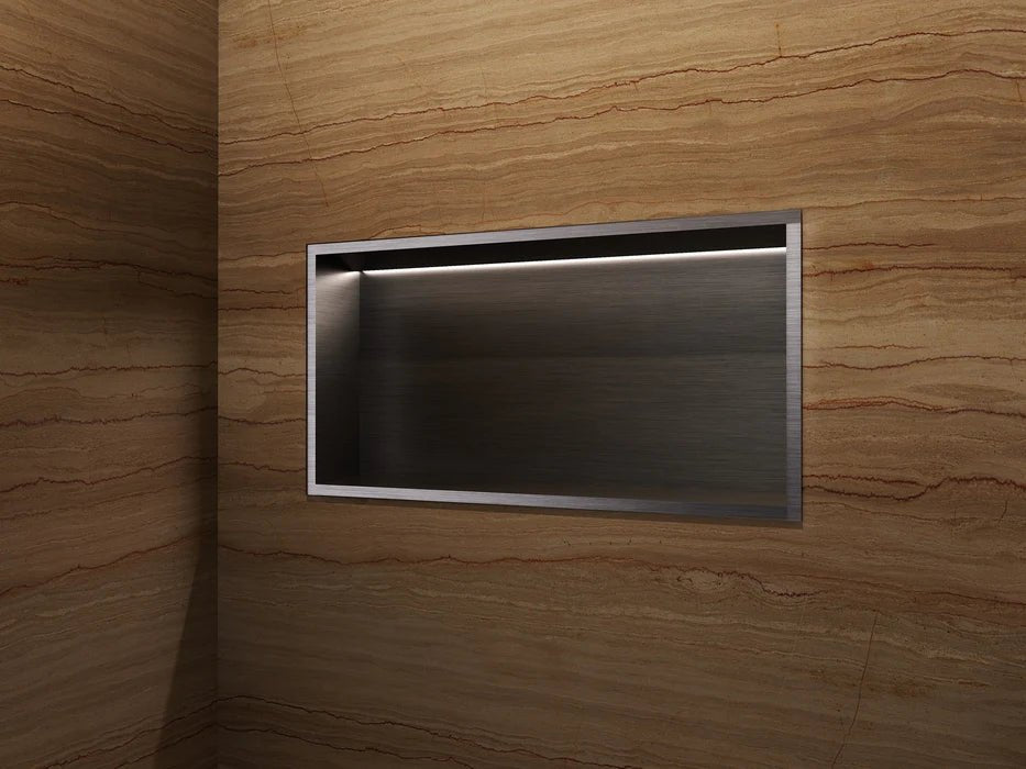 Imex - Hornacina Oceanic con LED black gun metal - BricoandPool