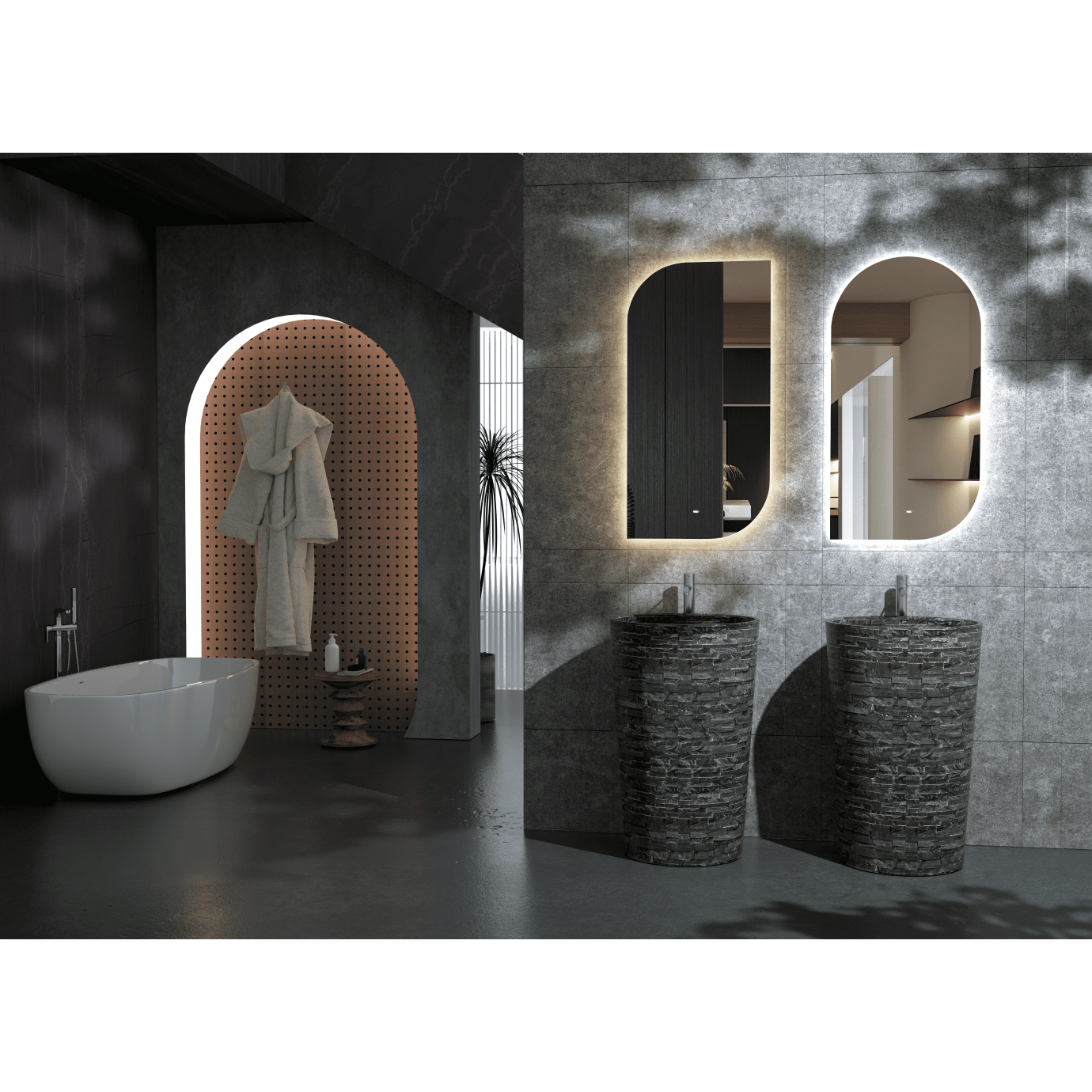 Ledimex - Espejo de baño con luz LED Cardiff - BricoandPool