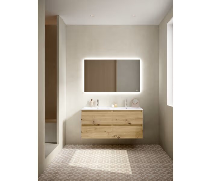Mueble de baño Viso Bath Box 140 cm, 4 cajones, suspendido - BricoandPool