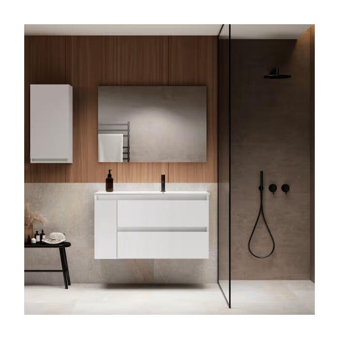 Mueble de baño Viso Bath Box 2 cajones y 1 puerta, suspendido - BricoandPool