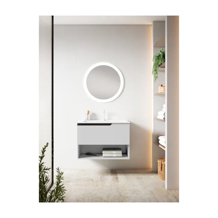 Mueble de baño Viso Bath Eleven 1 cajón y un hueco inferior, suspendido - BricoandPool