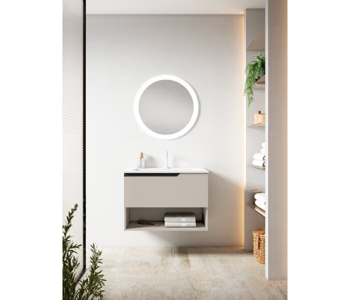 Mueble de baño Viso Bath Eleven 1 cajón y un hueco inferior, suspendido - BricoandPool