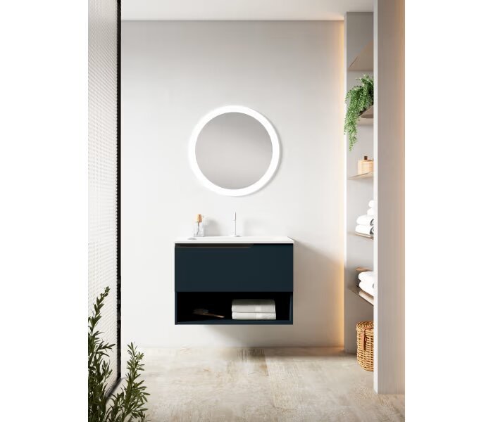 Mueble de baño Viso Bath Eleven 1 cajón y un hueco inferior, suspendido - BricoandPool