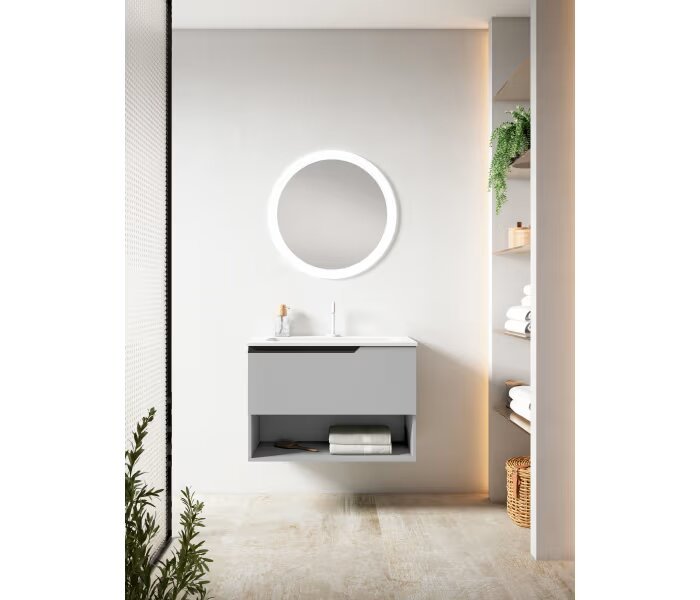 Mueble de baño Viso Bath Eleven 1 cajón y un hueco inferior, suspendido - BricoandPool
