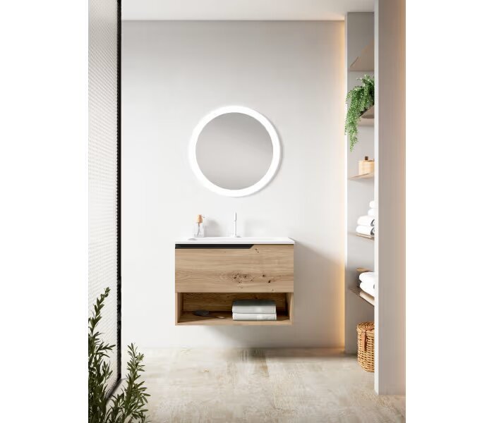 Mueble de baño Viso Bath Eleven 1 cajón y un hueco inferior, suspendido - BricoandPool