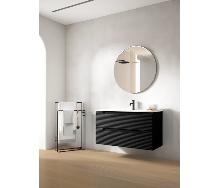 Mueble de baño Visobath Kyoto 2 cajones, suspendido - BricoandPool