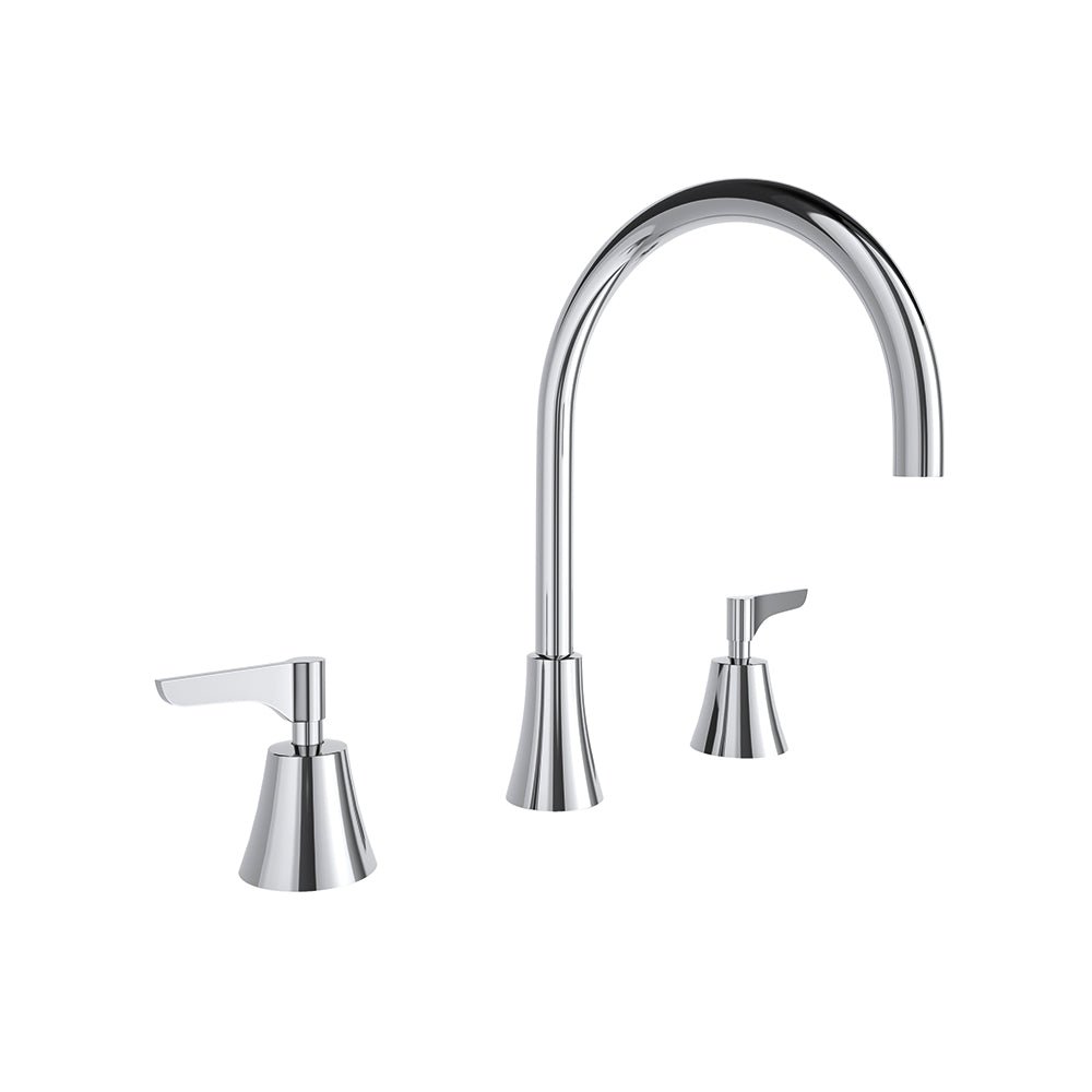 Ramon Soler - Adagio, bimando de lavabo alto para repisa, cromo - BricoandPool