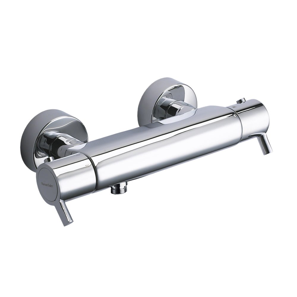 Ramon Soler - Drako, termostático de ducha sin equipo de ducha, cromo - BricoandPool