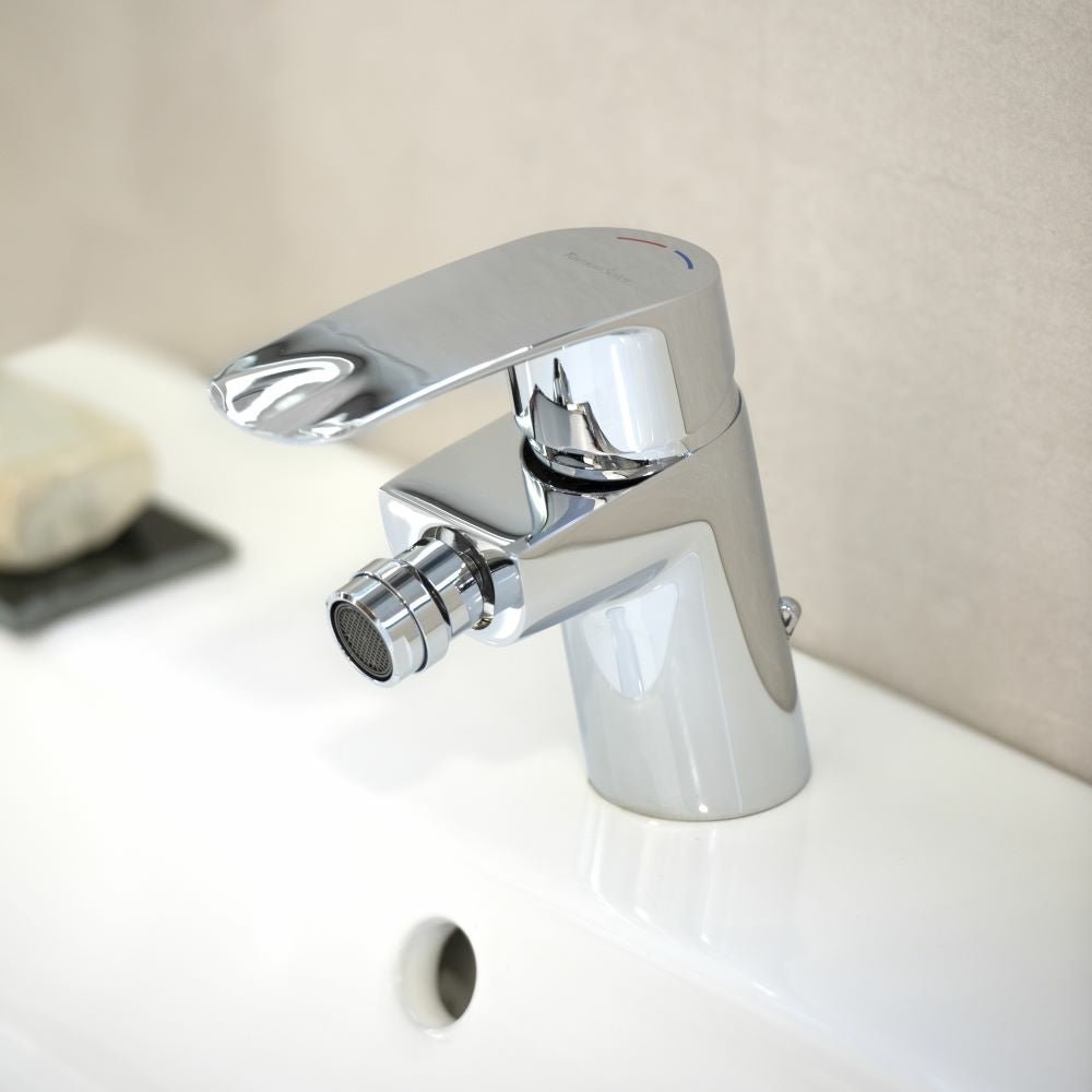 Ramon Soler - Grifo monomando de bidé New Fly Tool Free con válvula automática de inox 1¼ cromo - BricoandPool