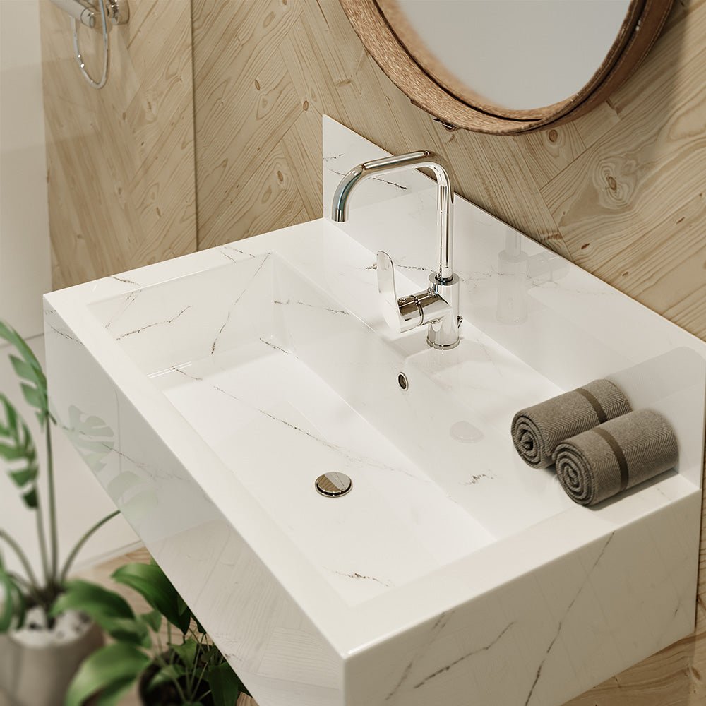 Ramon Soler - Grifo monomando de lavabo New Fly caño giratorio cromo - BricoandPool