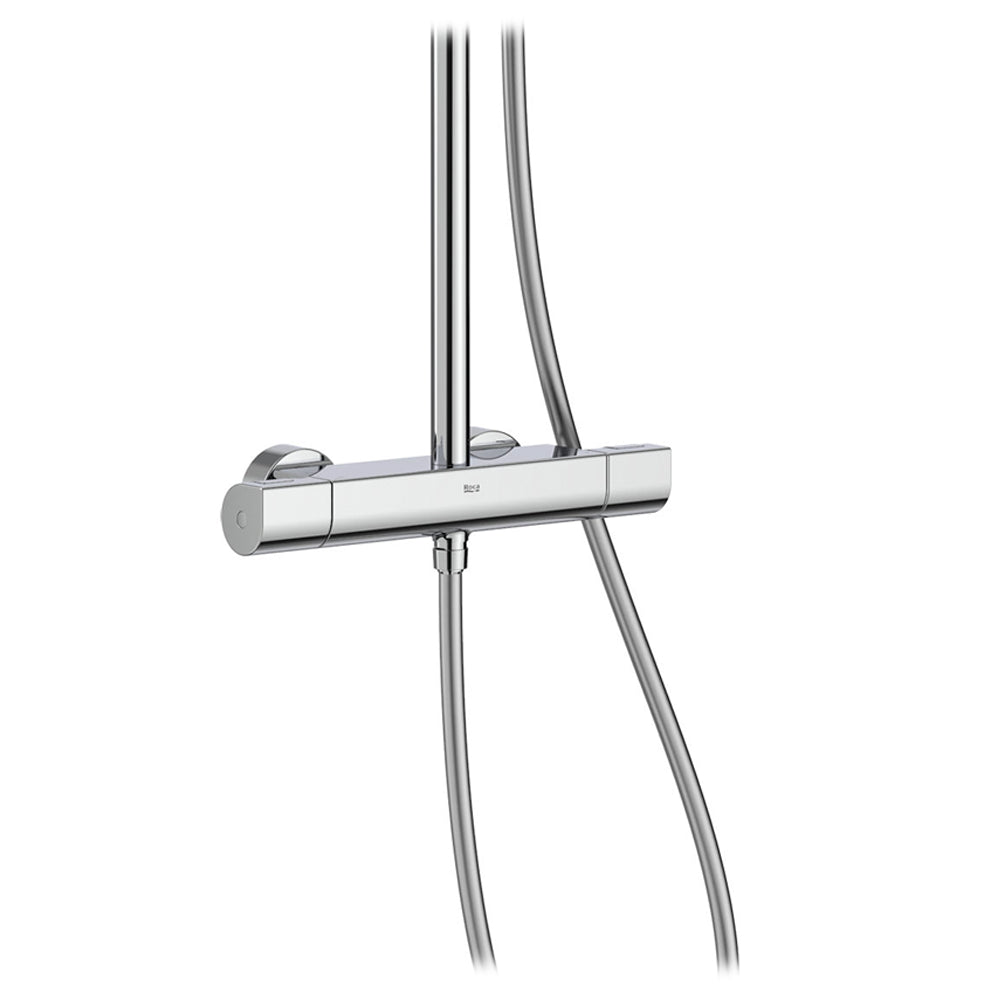 Roca - Columna de ducha termostática Even - T Square A5A202EC00 - BricoandPool