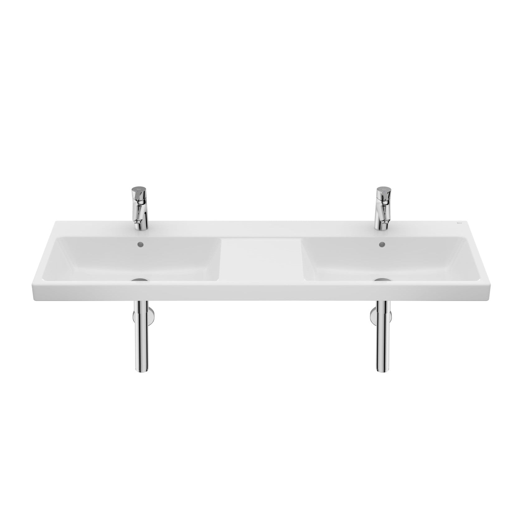 Roca - Lavabo The Gap mural doble - BricoandPool