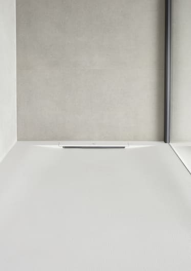 Roca - Plato de ducha Pyros extraplano de STONEX® Blanco - BricoandPool