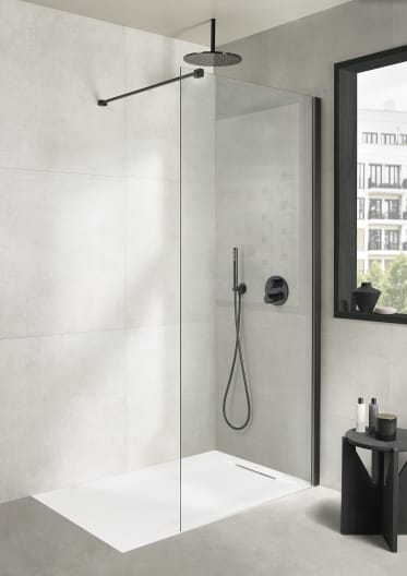 Roca - Plato de ducha Pyros extraplano de STONEX® Blanco - BricoandPool