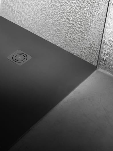 Roca - Plato de ducha Terran extraplano de STONEX® Perla - BricoandPool