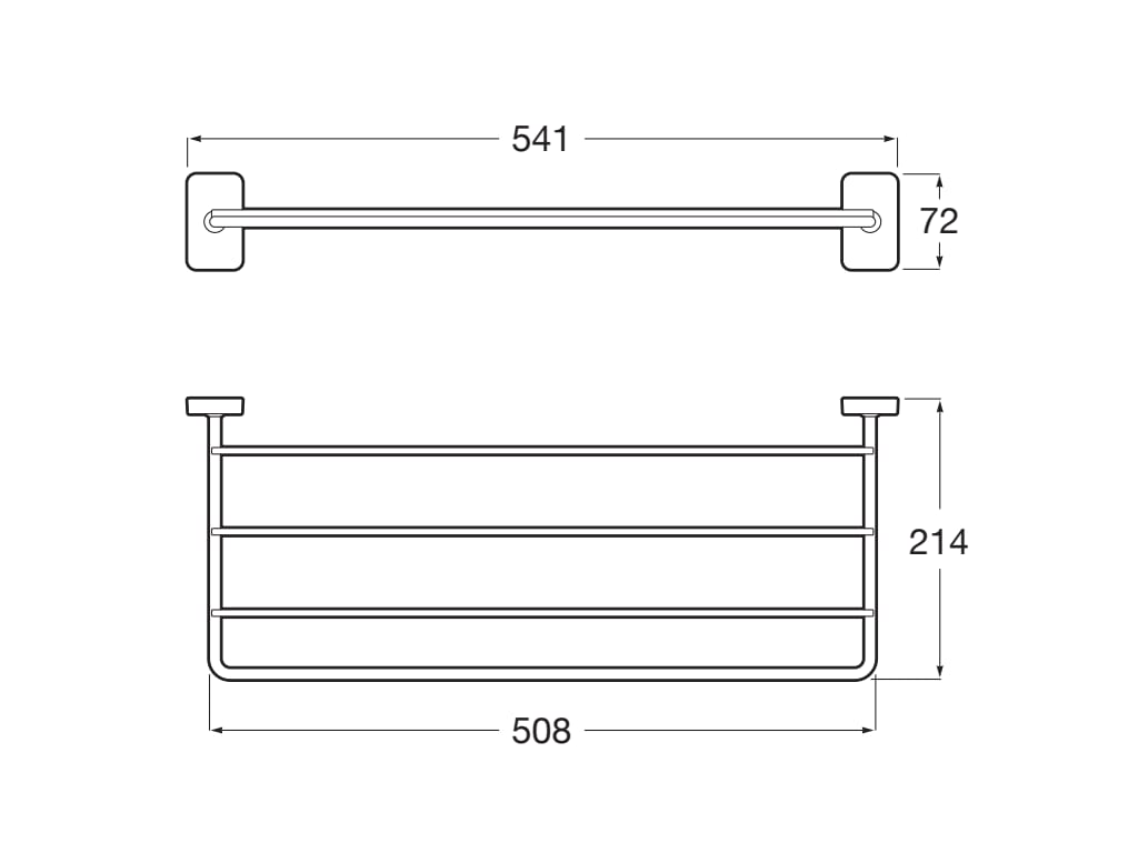 Roca - Portatoallas Sonata Cromado A817729C00 - BricoandPool