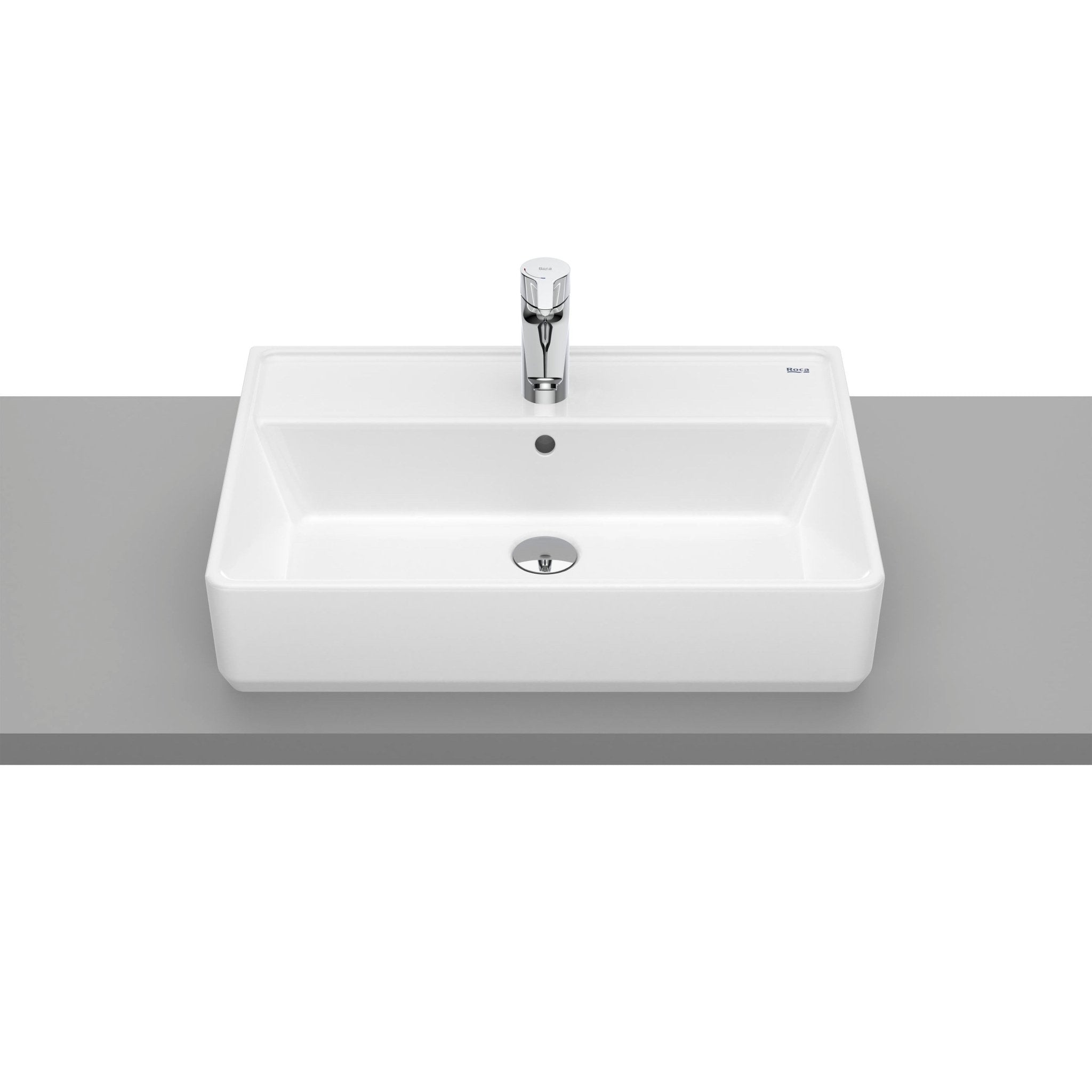 Roca - Square Lavabo de sobre encimera The Gap - BricoandPool