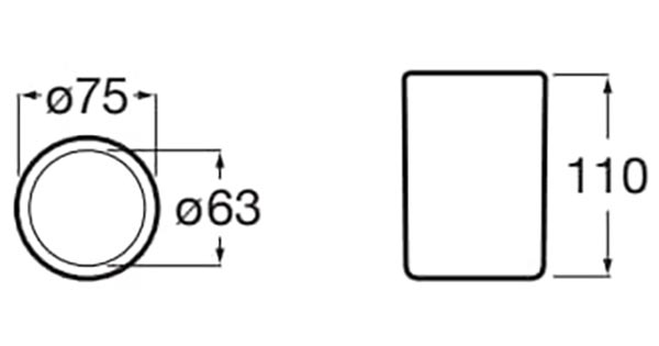 Roca - Vaso de encimera Onda Blanco A3870ZK000 - BricoandPool